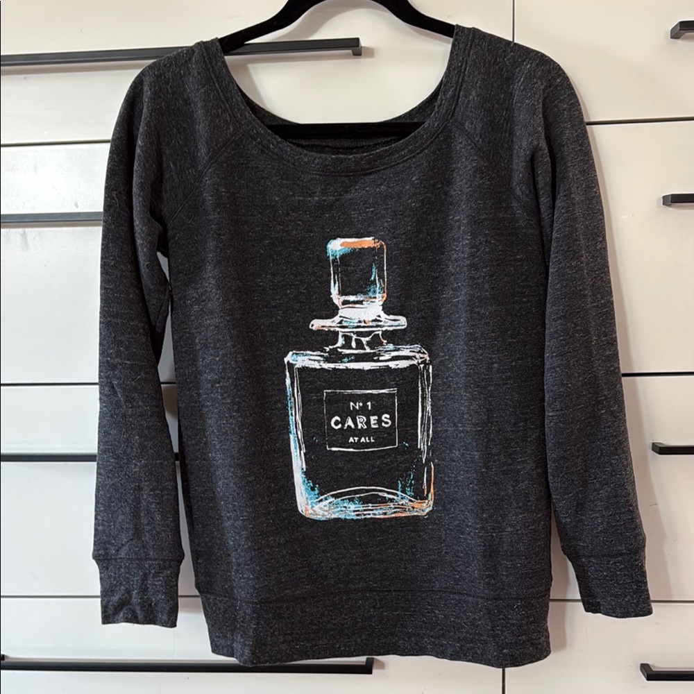 Reason Gray Graphic Long Sleeve Sweatshirt